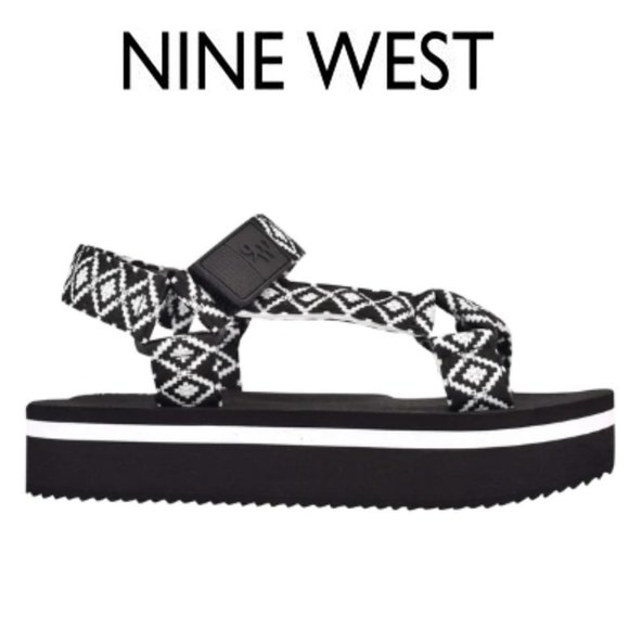 NEW Nine West Camping Platform Sandals 6 and 10 - Picture 1 of 8